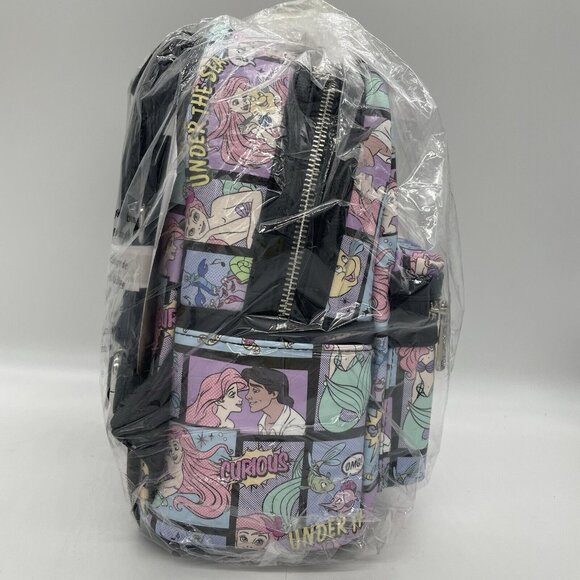 GROTTO TREASURES EXCLUSIVE - DISNEY THE LITTLE MERMAID COMIC AOP‎ MINI BACKPACK main image 14